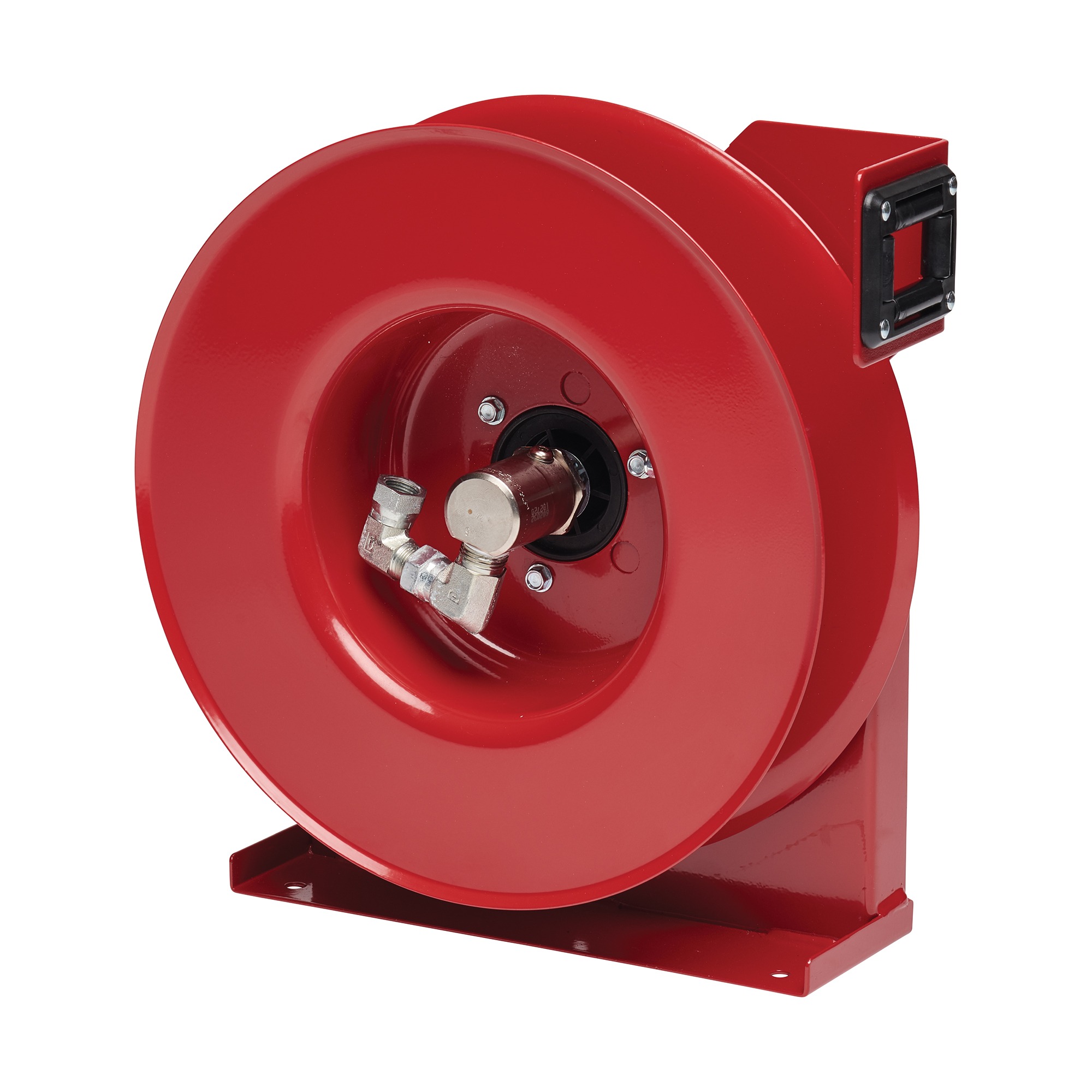 Industrial Hardware 96530 Corrosion-Resistant Automatic-Winding Hose Reel  8 x 4 1/2 Base with