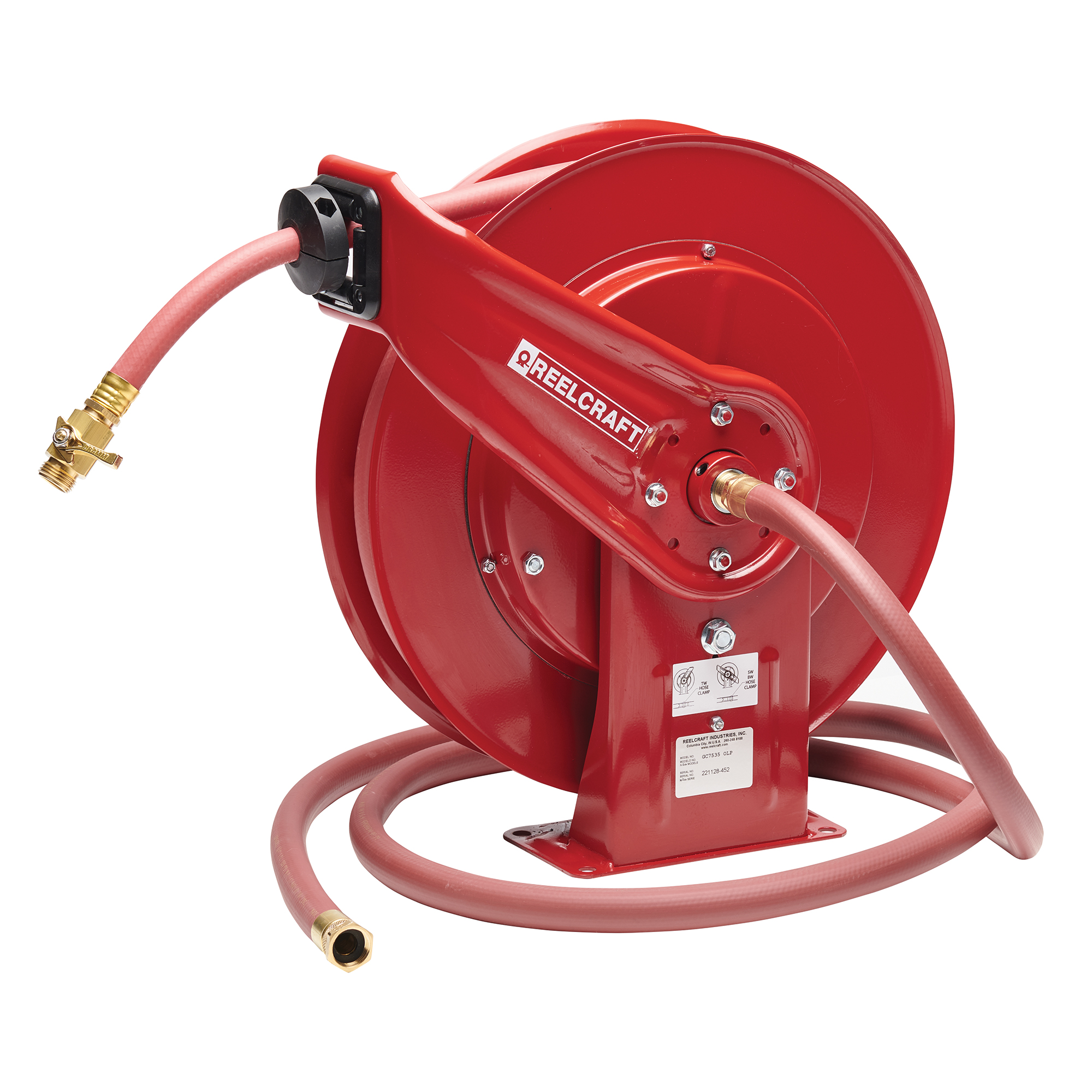 Utility grease hose reel for Gardens & Irrigation 