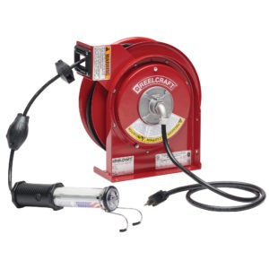 Reelcraft L 3030 123 3 - 12/3 30 ft. Premium Duty Single Receptacle Power  Cord Reel