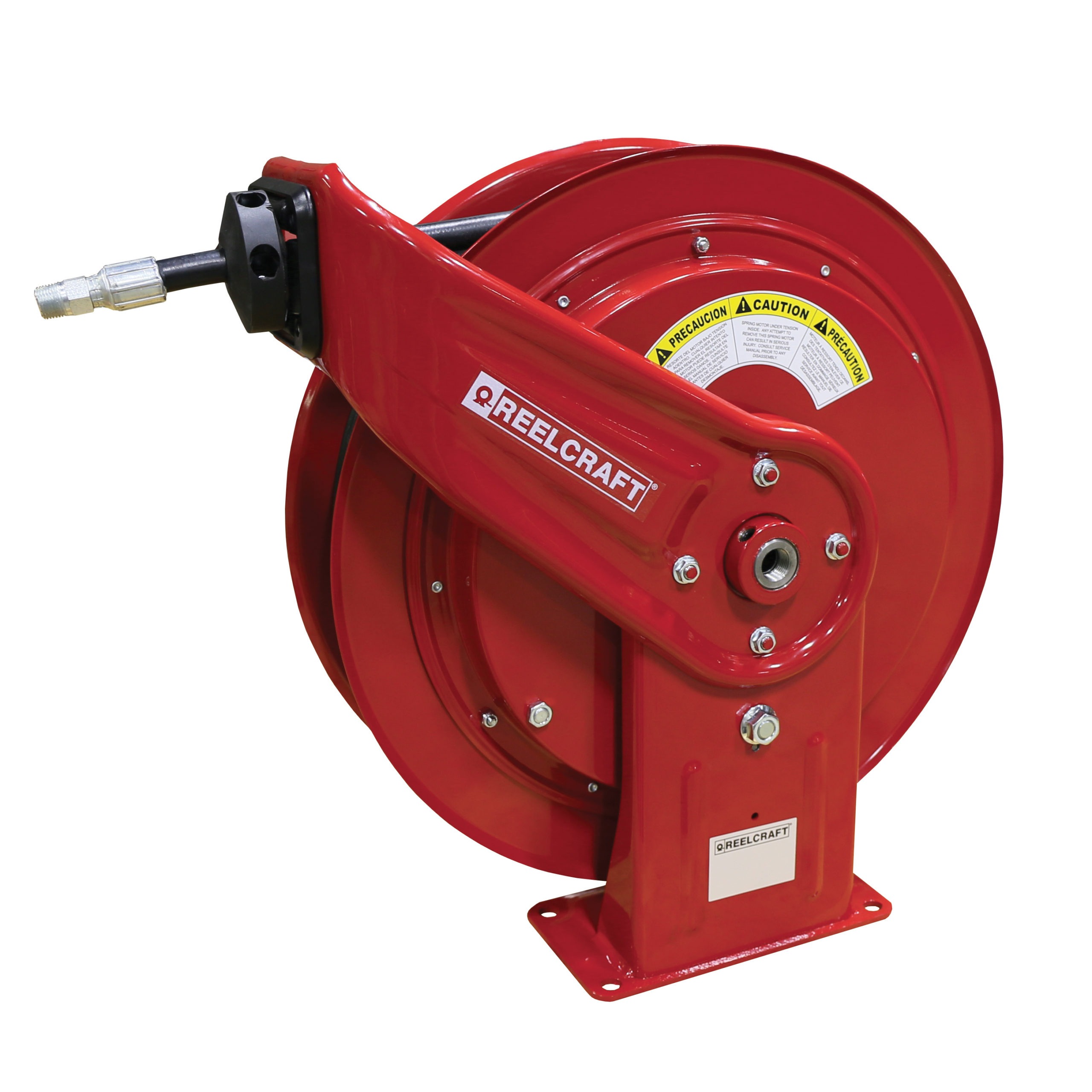 Reelcraft HD74100 OHP - 1/4 in. x 100 ft. Heavy Duty Mobile Base Hose Reel