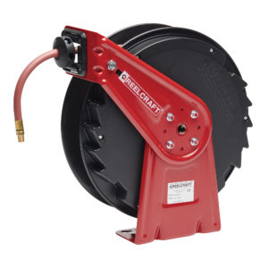 Reelcraft 1 1/2 in. x 50 ft. F9000 Series Ultimate Duty Spring Driven Fuel  Hose Reel- Reel Only