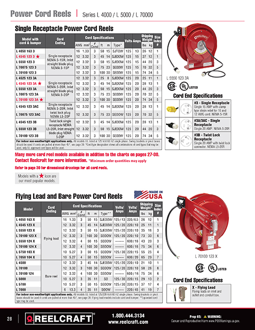 Reel Catalog PDF - Hose, Cord and Cable Reels - Reelcraft