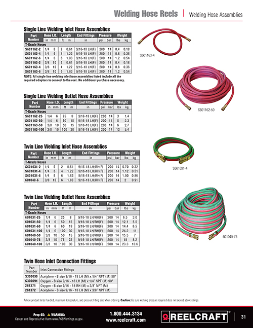 Reel Catalog PDF - Hose, Cord and Cable Reels - Reelcraft