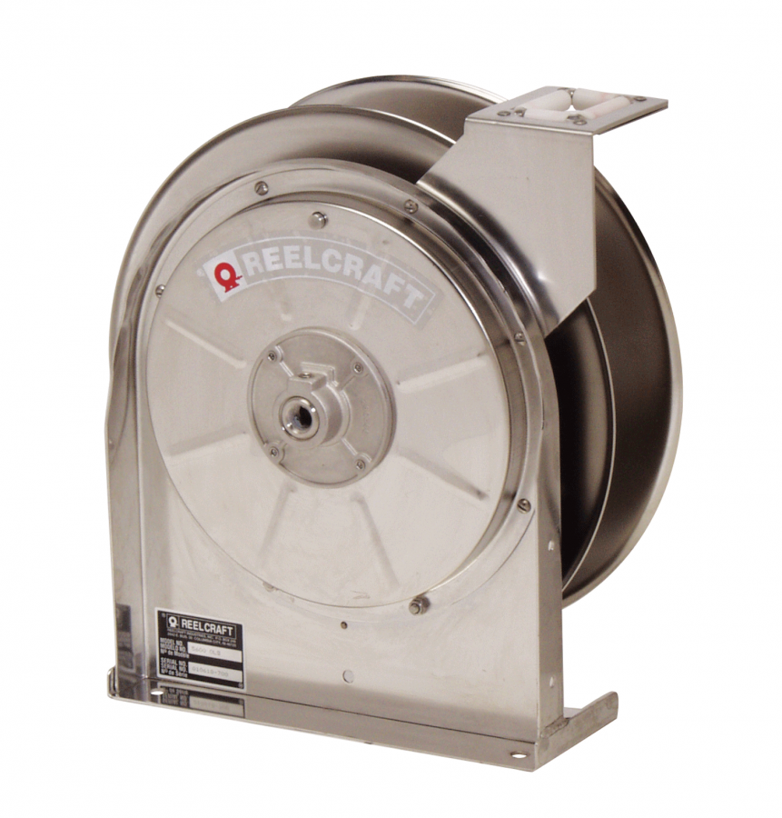 Reelcraft 5600 OMS - 3/8 in. x 30 ft. Stainless Steel Hose Reel